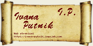 Ivana Putnik vizit kartica